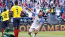 Clint Dempsey mencetak gol pertama saat Amerika Serikat mengalahkan Ekuador 2-1 pada perempat final Copa America Centenario 2016, di Century Link Field, Seattle, Jumat (16/6/2016). (Reuters/Joe Nicholson-USA TODAY Sports)