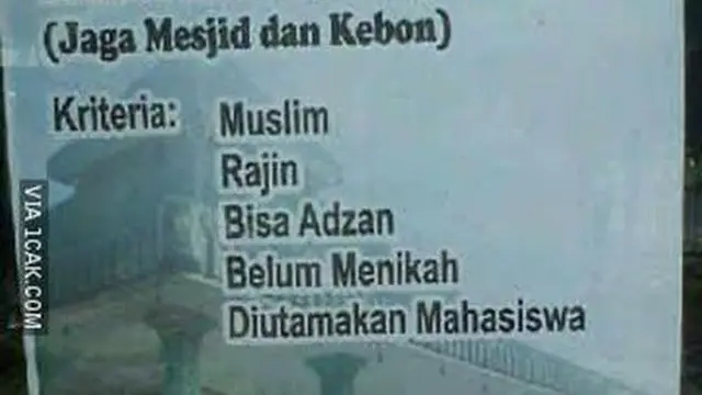 6 Tulisan 'Dibutuhkan Karyawan' Ini Nyeleneh Banget, Kocak
