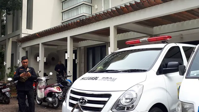 Rumah duka BCL dan Ashraf Sinclair (Liputan6.com/ Zulfa Ayu Sundari)