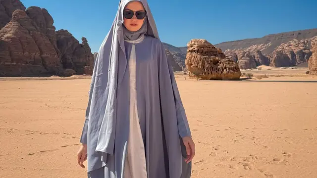 Potret Kimberly Ryder di Al Ula. (credit: instagram.com/kimbrlyryder)