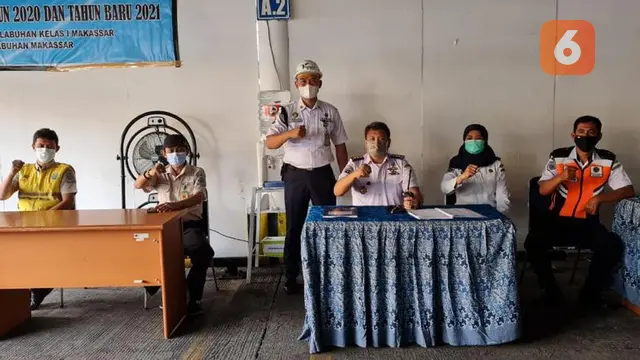Posko pelayanan Nataru Pelindo iV (Liputan6.com/Dok: Pelindo IV)