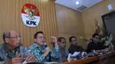 Pasal yang memberi peluang kepada anggota DPR memperoleh hak istimewa di hadapan hukum merupakan poin penting yang dibahas dalam pertemuan tersebut, Jakarta, Rabu (23/7/14) (Liputan6.com/ Miftahul Hayat)
