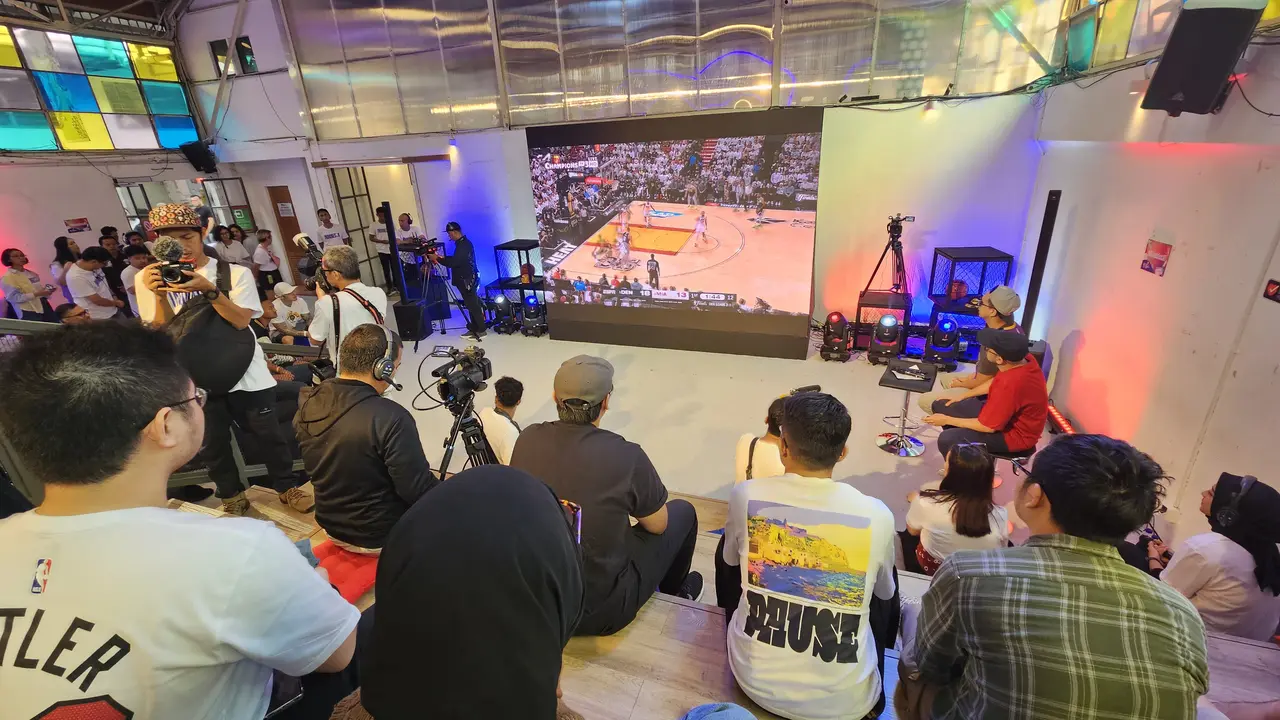 Suasana NBA Final Fest di Jakarta
