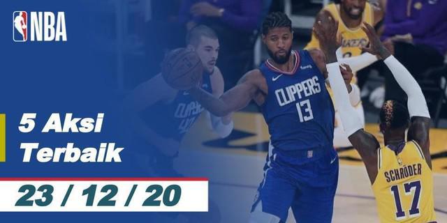 VIDEO: NBA Telah Dimulai dan Berikut 5 Aksi Terbaik Hari Ini, Cek Slam Dunk Kevin Durant