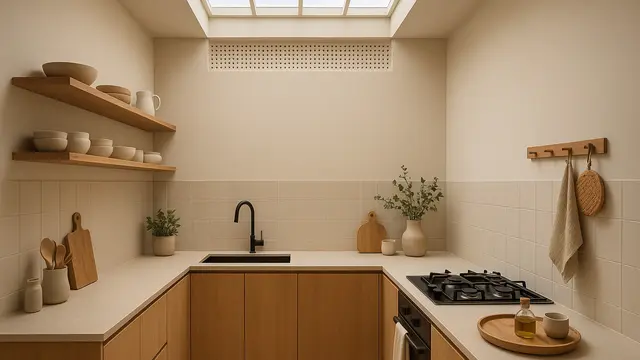 Inspirasi Dapur Tanpa Jendela