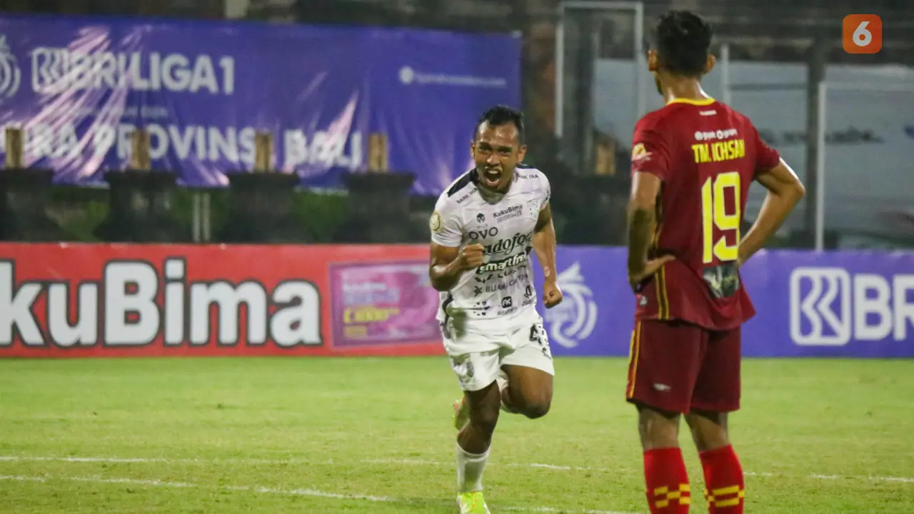 Foto: Bali United Jaga Tren Positif di BRI Liga 1 Usai  Gasak Bhayangkara FC 3-0