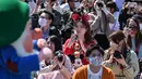 Acara Dream Go Round akan menandai ulang tahun ke-40 Tokyo Disneyland, yang dibuka pada tahun 1983 sebagai taman Disney pertama di luar Amerika. (AFP/Richard A. Brooks)
