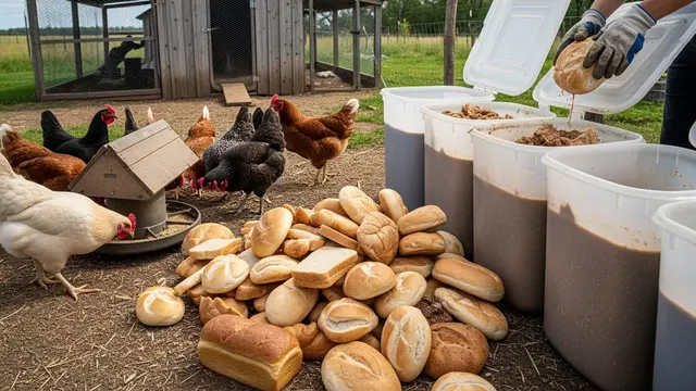 Cara Membuat Pakan Ayam Fermentasi dari Roti Kedaluwarsa