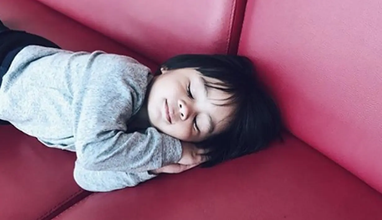Sekala tetap terlihat menggemaskan meski sedang tidur. (Liputan6.com/IG/sekala_belove_)