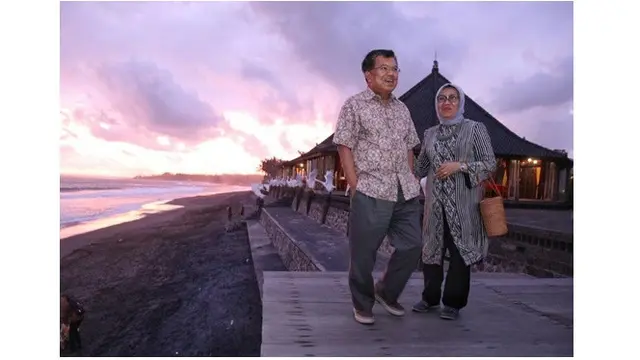 7 Potret Jusuf Kalla Bareng Istrinya Mufidah, Harmonis Banget