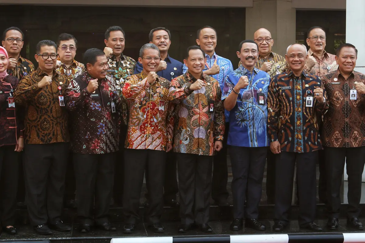 Tito Karnavian Pimpin Apel Perdana di Kemendagri