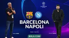 Liga Champions - Barcelona Vs Napoli - Head to Head (Bola.com/Adreanus Titus)