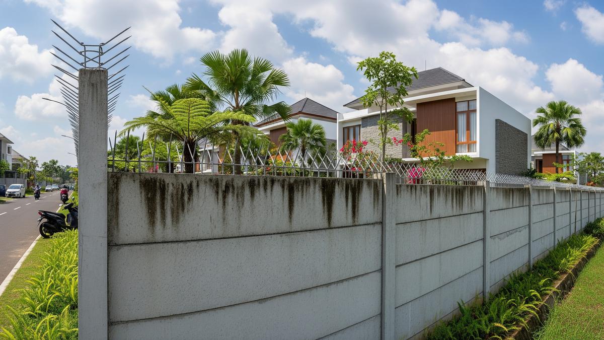 8 Model Pagar Beton Bertulang Anti Maling yang Super Kuat untuk Area Perumahan