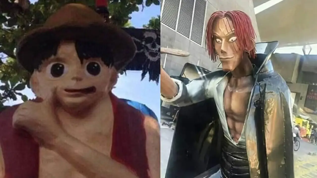 6 Patung Karakter One Piece Ini Bentuknya Tak Sesuai, Nyeleneh