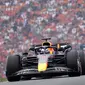 Kemenangan di F1 GP Belanda menjadi yang kesepuluh bagi Max Verstappen dari 14 seri di musim ini. (AP/Peter Dejong)