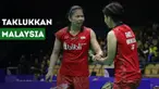 Tim Uber Indonesia berhasil menaklukkan tim Malaysia dengan skor 3-2 pada laga pertama babak penyisihan grup D di Impact Arena, Bangkok, Senin (21/5/2018).