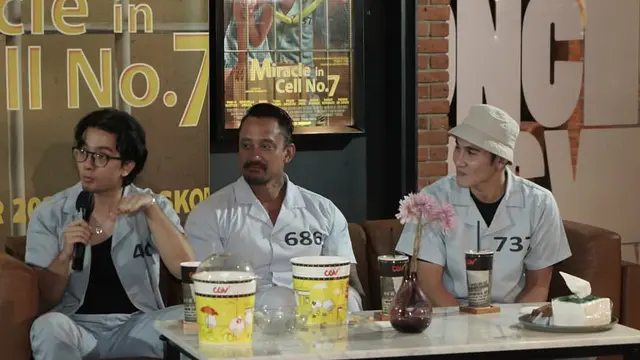 Konferensi pers kolaborasi film Miracle In Cell No. 7 versi Indonesia dengan CGV Cinemas di Jakarta, 3 September 2022. (Foto: Dok. Instagram @cgv.id)