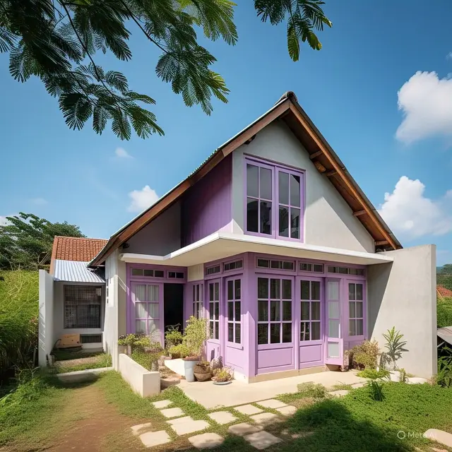 Lilac dan Abu-Abu Muda