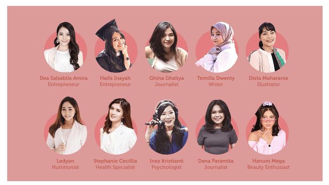Sepuluh peraih Marina Beautyversary Awards 2020.