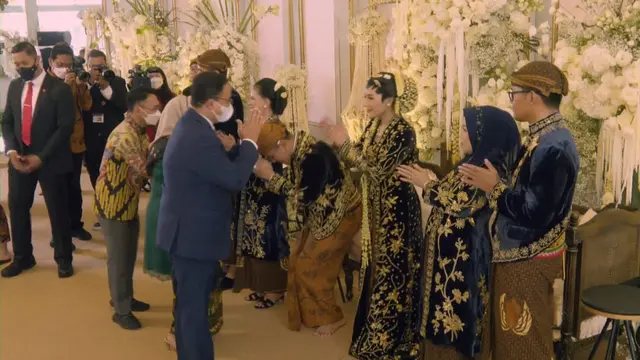 Anies Baswedan menghadiri Tasyakuran Pernikahan Kaesang dan Erina