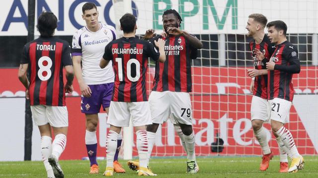 FOTO: Taklukkan Fiorentina, AC Milan Nyaman di Piuncak Klasemen Liga Italia