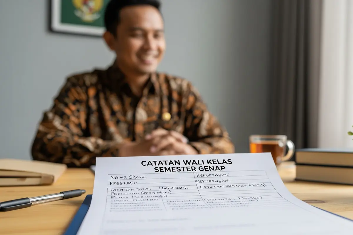 Catatan Wali Kelas Semester Genap/Gemini AI