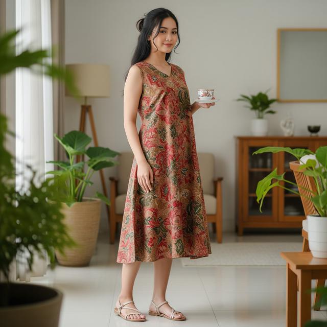 7 Model Daster A-Line Kekinian, Kombinasi Nyaman dan Elegan di Rumah