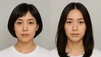 Potongan Rambut Bob yang Bikin Wajah Tirus/AI
