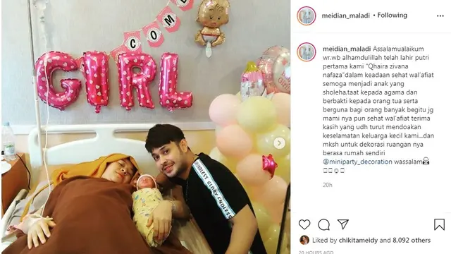 Meidian Maladi (Foto: Instagram/@meidian_maladi)
