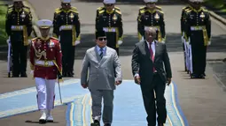 Kunjungan kenegaraan Presiden Afrika Selatan ke Indonesia dalam rangka memperkuat hubungan bilateral yang telah terjalin erat selama lebih dari tiga dekade. (Bay ISMOYO/AFP)