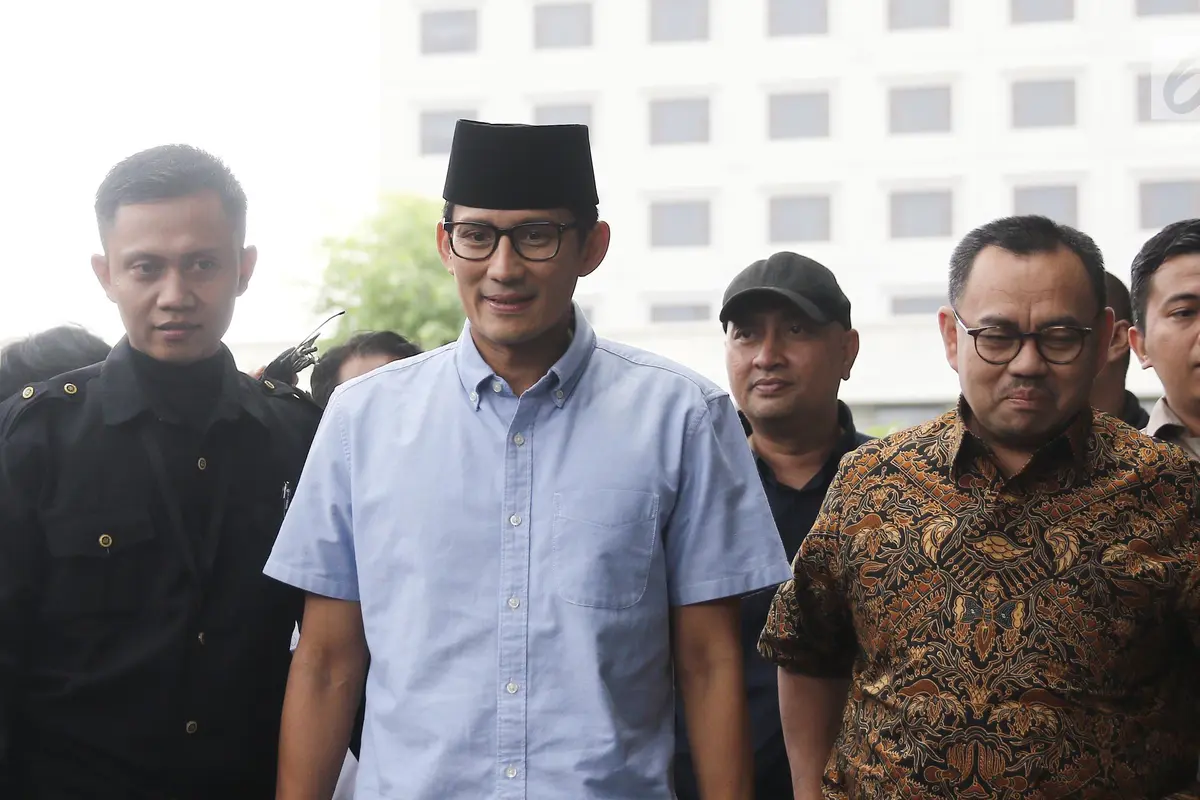 Sandiaga Uno Serahkan LHKPN ke KPK