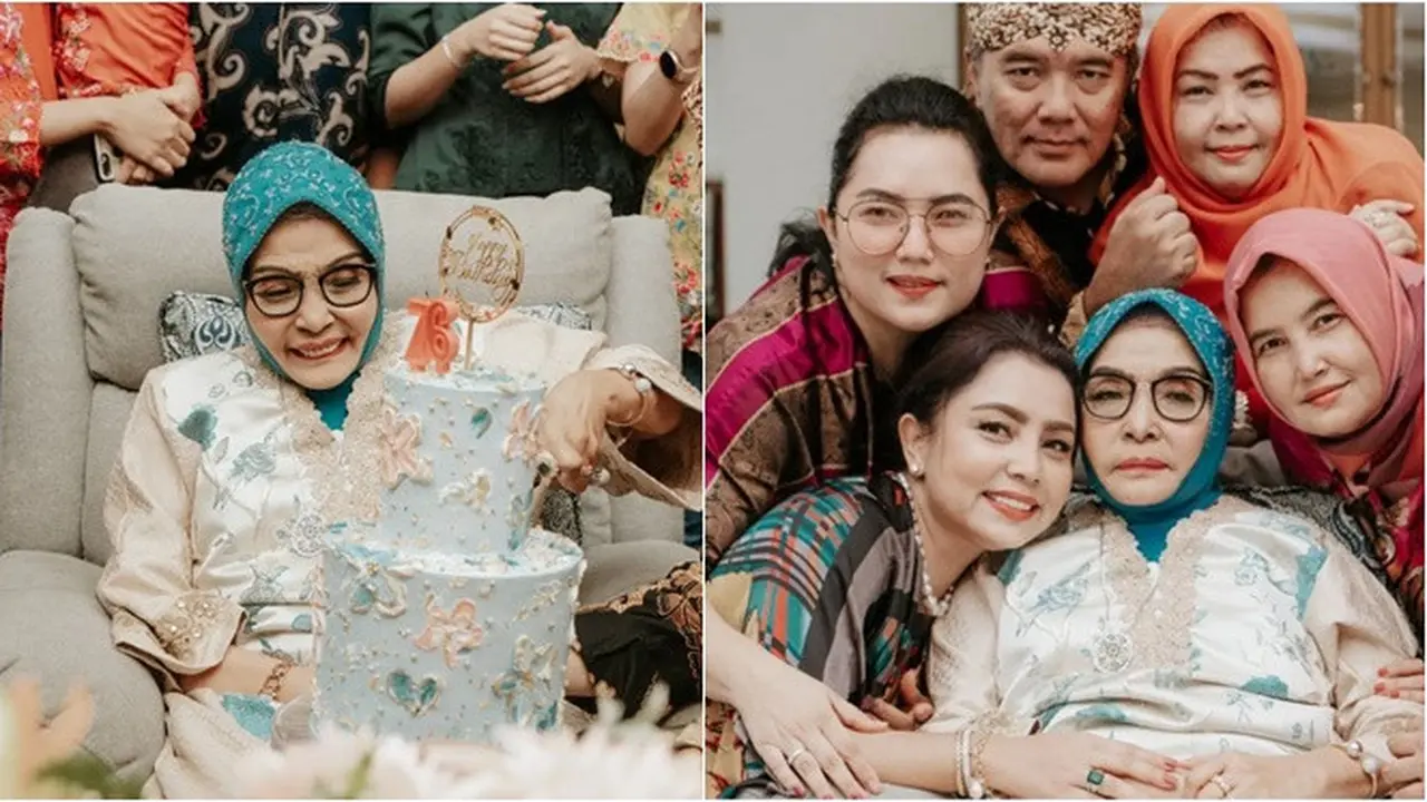 6 Potret Pesta Ultah Ibunda Mayangsari ke-76, Dirayakan Bareng Keluarga Besar