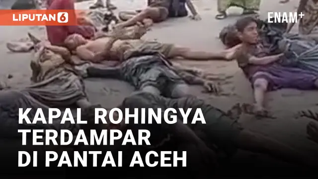 185 Pengungsi Rohingya Terdampar di Pantai Aceh