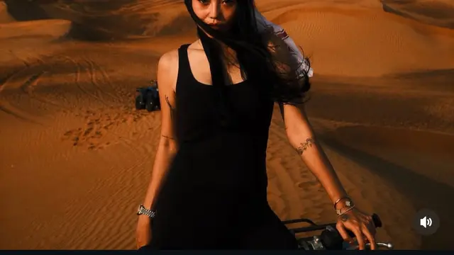 Layover 21 Jam di Dubai, Gaya Adventure Wendy Walters Curi Perhatian di Tengah Situasi Mencekam