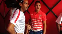 Sanchez dan Falcao (Dailymail)