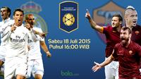 ICC 2015 : Cover Grafis Real Madrid vs AS Roma