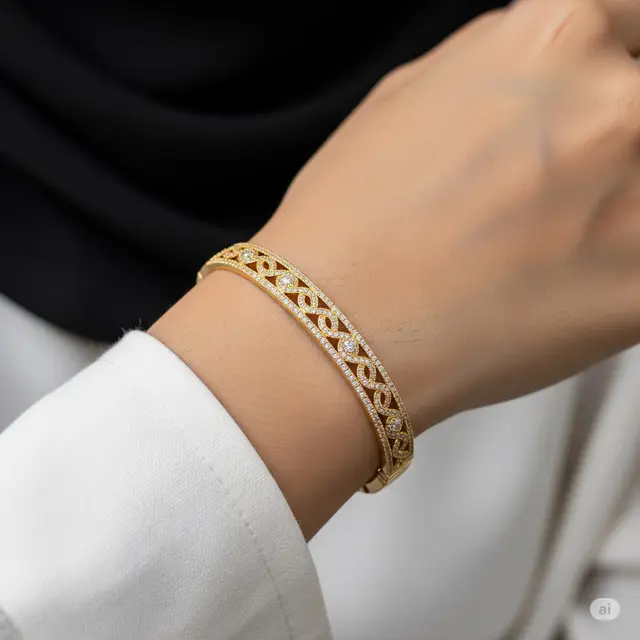 Gelang Berlian Sisipan (Inset Diamond)