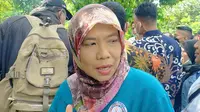 Kepala Dinas Sosial DKI Jakarta Premi Lasari. (Liputan6.com/ Winda Nelfira)