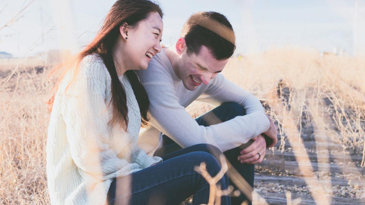 Couple Laughing