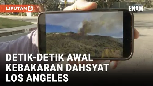 VIDEO: Detik-Detik Awal Kebakaran Besar di California