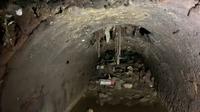 Bangunan bersejarah peninggalan Belanda ditemukan di bawah tanah kawasan Stasiun Bogor. (Liputan6.com/Achmad Sudarno)