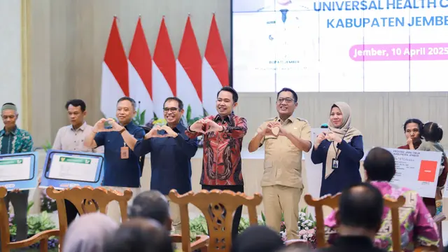 Launching UHC Prioritas, Direktur Kepesertaan BPJS Kesehatan Apresiasi Pemkab Jember