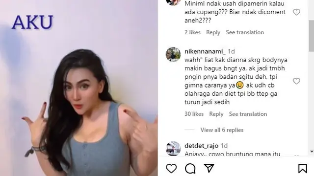 akun Instagram Diana Dee Starlight