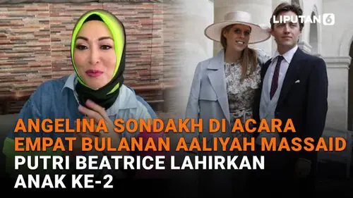 Angelina Sondakh di Acara Empat Bulanan Aaliyah Massaid, Putri Beatrice Lahirkan Anak Ke-2
