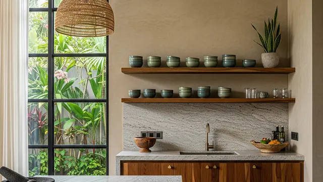 Tips Membuat Dapur Tanpa Ubin Dinding