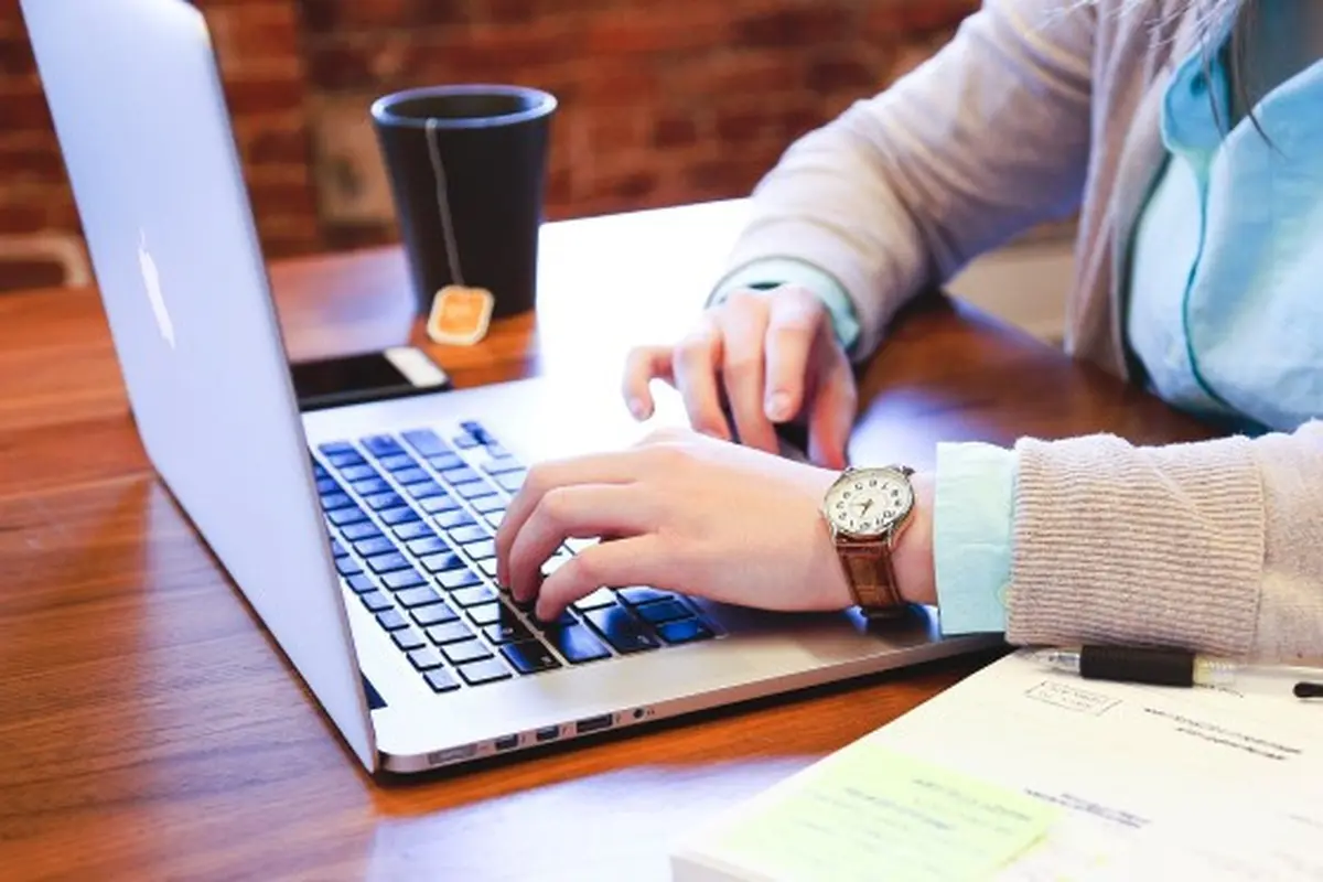 Ilustrasi orang sedang mengetik di laptop. Kredit: StartupStockPhotos via Pixabay