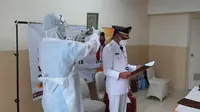 Pengambilan sumpah jabatan Imam Budi Hartono sebagai Wakil wali Kota Depok di rumah sakit Mitra Keluarga. (Humas Pemkot Depok)