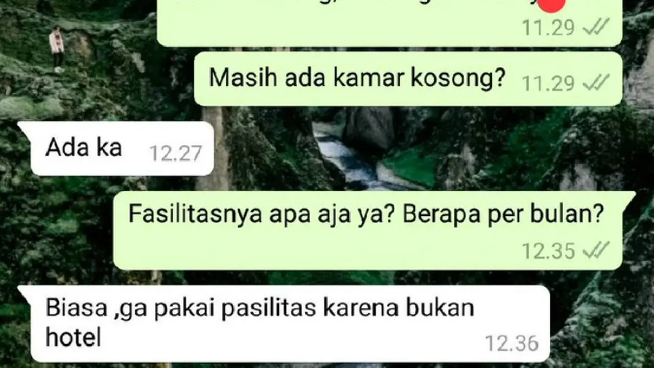 8 Chat Lucu Susahnya Nyari Kos Ini Bikin Geleng-Geleng Kepala