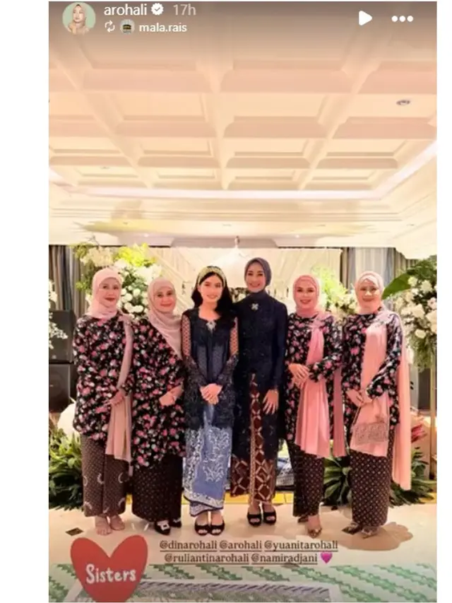 6 Potret Detail Outfit Brokat Alya Rohali di Pengajian dan Siraman Sang Putri