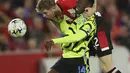 Arsenal menang dengan skor tipis 1-0 di kandang Brentford untuk menyegel tiket ke putaran empat Piala Liga Inggris. (AP Photo/Ian Walton)